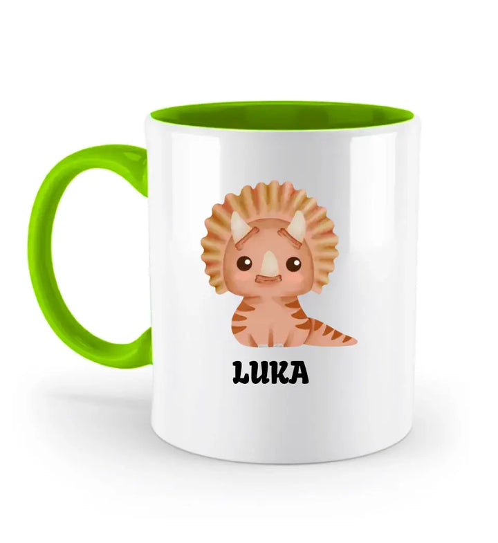 Dino Tasse, Kindertasse mit Namen, Geschenkideen, Kindertasse - printpod.de