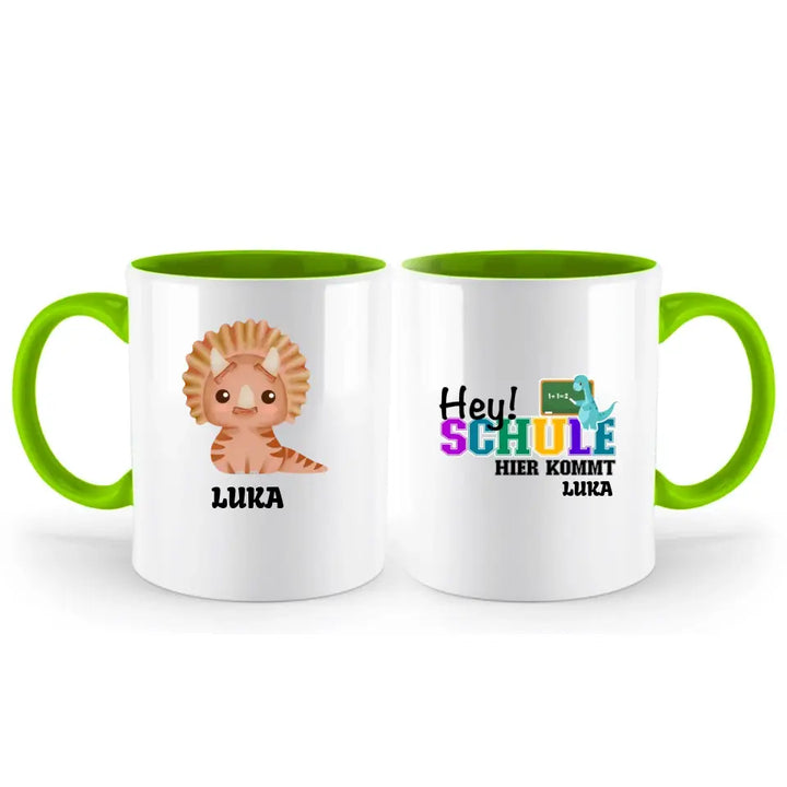 Dino Tasse, Kindertasse mit Namen, Geschenkideen, Kindertasse - printpod.de