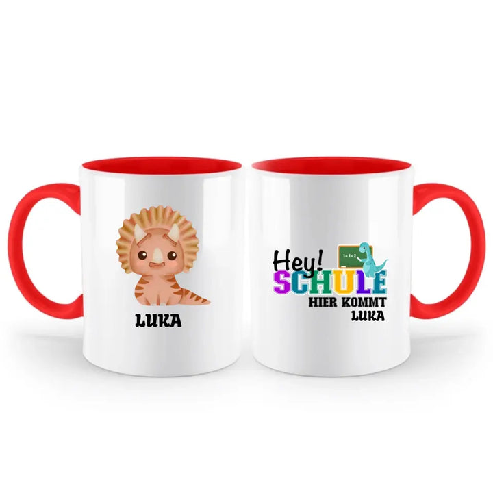 Dino Tasse, Kindertasse mit Namen, Geschenkideen, Kindertasse - printpod.de