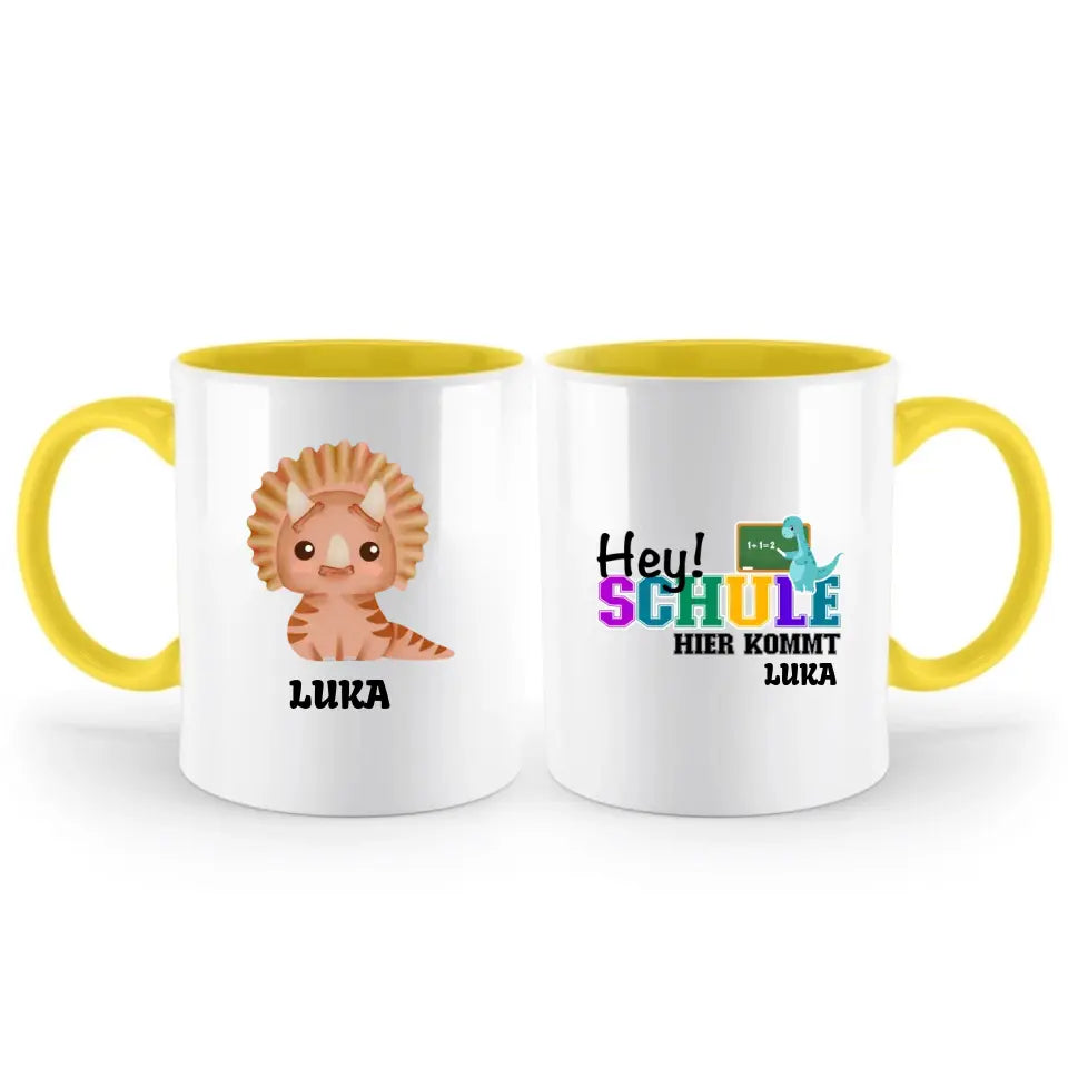 Dino Tasse, Kindertasse mit Namen, Geschenkideen, Kindertasse - printpod.de