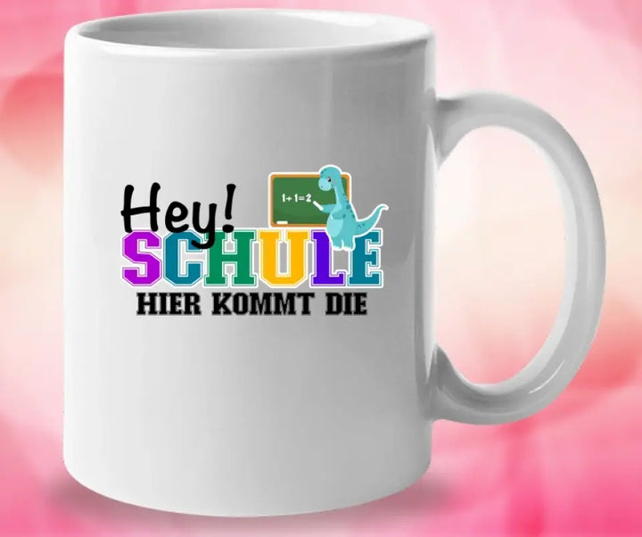 Einschulung geschenk, Dino tasse, Tasse schulkind mit namen, Geschenkideen, Schulanfang - printpod.de