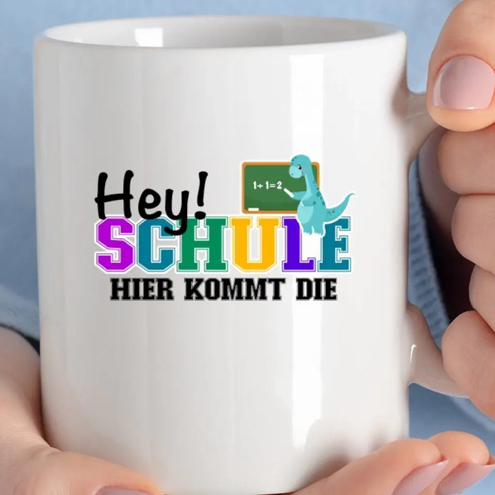 Einschulung geschenk, Dino tasse, Tasse schulkind mit namen, Geschenkideen, Schulanfang - printpod.de