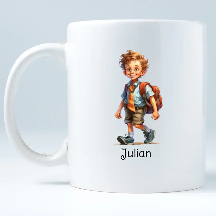 Personalisierte Schulkind-Tasse kaufen - Schulkind 2023 und mehr bei Printpod - printpod.de