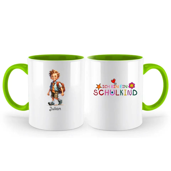 Personalisierte Schulkind-Tasse kaufen - Schulkind 2023 und mehr bei Printpod - printpod.de