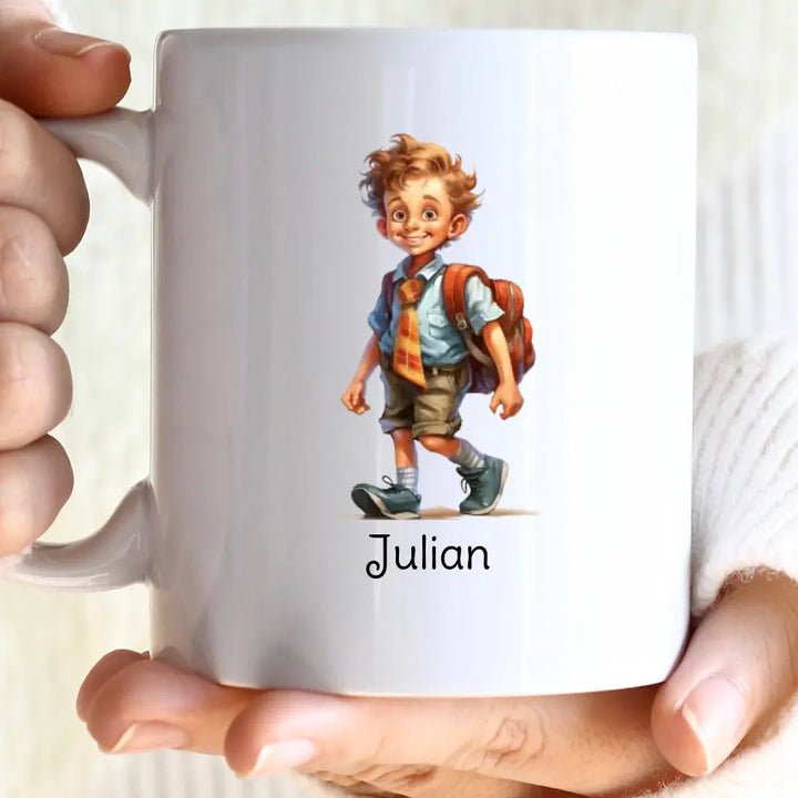 Personalisierte Schulkind-Tasse kaufen - Schulkind 2023 und mehr bei Printpod - printpod.de