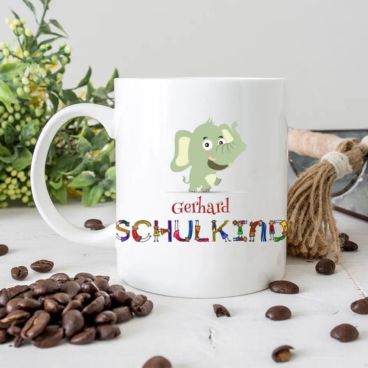 Beste Tier Schule Kind Tasse